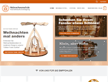 Tablet Screenshot of holznachwunsch.de